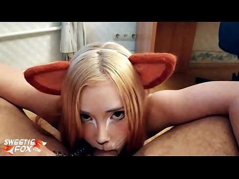 ❤️ Kitsune dîk û kum di devê xwe de dadiqurtîne ❤❌ Vîdyoyê seksî li me